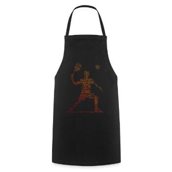 Racquetball Games Pickleball Games Racquetball - Cooking Apron - black - Front - AI Model Male 185 dark (185cm)