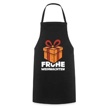 Frohe Weihnachten Geschenk Design - Kochschürze - Schwarz - Vorne - AI Model Male 185 dark (185cm)