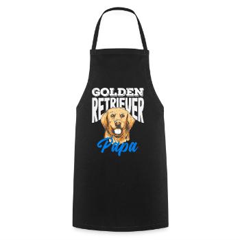 Golden Retriever Owner Owner Gift - Cooking Apron - black - Front - AI Model Male 185 dark (185cm)