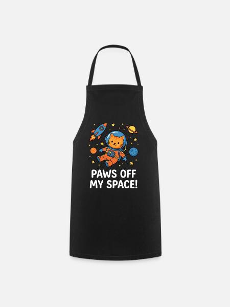 Paws Off My Space! - Kochschürze - Schwarz