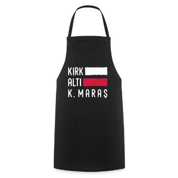 Maras 46 Türkei Turkiye Geschenk Urlaub TR Türk - Kochschürze - Schwarz - Vorne - AI Model Male 185 dark (185cm)