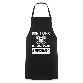 Mechaniker Auto reparieren basteln Geschenkidee - Kochschürze - Schwarz - Vorne - AI Model Male 185 dark (185cm)