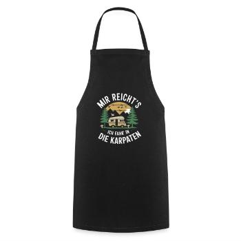 I've had enough of the Carpathian Holidays Adventure Motorhome - Cooking Apron - black - Front - AI Model Male 185 dark (185cm)