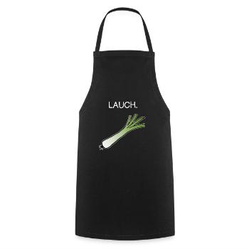 Lauch - Kochschürze - Schwarz - Vorne - AI Model Male 185 dark (185cm)