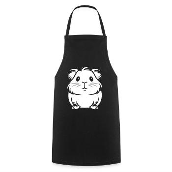 Humour cochon d'ine - Tablier de cuisine - noir - Devant - AI Model Male 185 dark (185cm)