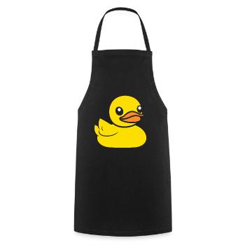 canard - Tablier de cuisine - noir - Devant - AI Model Male 185 dark (185cm)
