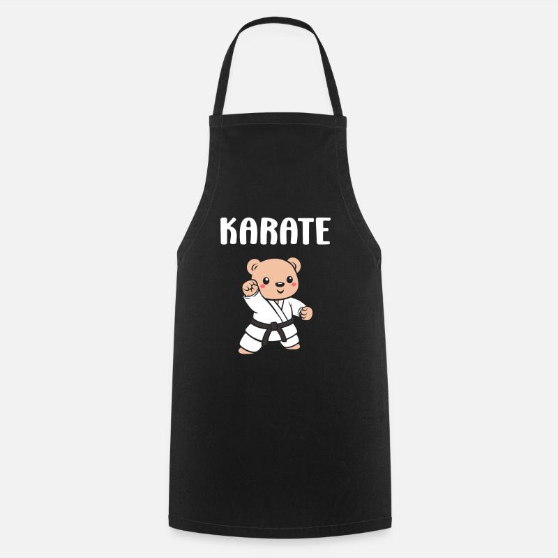 karate - Tablier de cuisine - noir