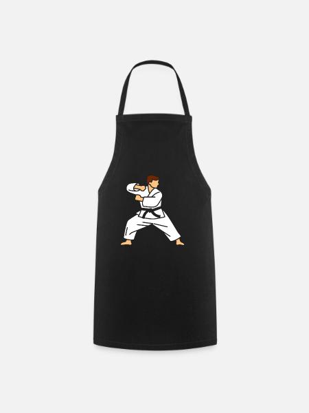 Karate - Kochschürze - Schwarz