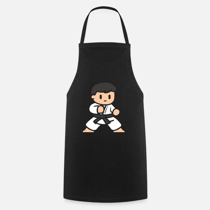 karate - Tablier de cuisine - noir