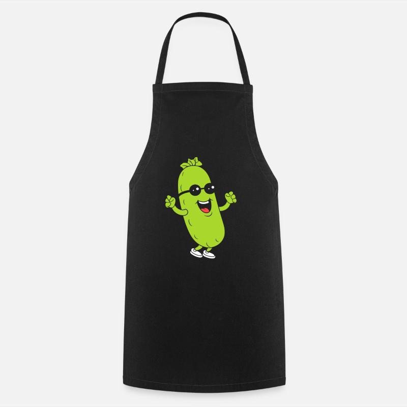 Courgette - Tablier de cuisine - noir