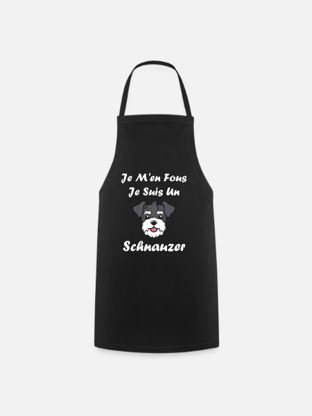Schnauzer - Kochschürze - Schwarz