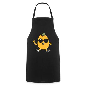 Kartoffel - Kochschürze - Schwarz - Vorne - AI Model Male 185 dark (185cm)