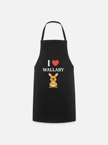 Wallaby - Kochschürze - Schwarz
