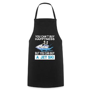Jet skiing Water sports Motorboat Gift idea - Cooking Apron - black - Front - AI Model Male 185 dark (185cm)