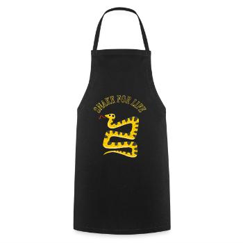 poisonous snake for life Boa Safari Gift - Cooking Apron - black - Front - AI Model Male 185 dark (185cm)