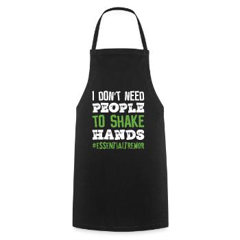 ET Awareness Essential Tremors - Cooking Apron - black - Front - AI Model Male 185 dark (185cm)