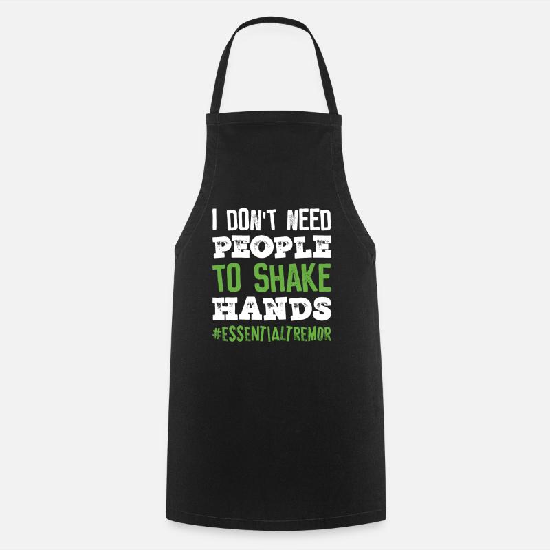 ET Awareness Essential Tremors - Cooking Apron - black