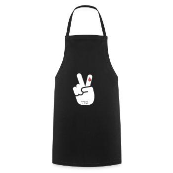 Diabetes TYPE 1 medicine gift idea - Cooking Apron - black - Front - AI Model Male 185 dark (185cm)