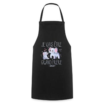 I'm going to be big brother 2023 future big brother - Cooking Apron - black - Front - AI Model Male 185 dark (185cm)