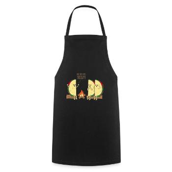 taco - Cooking Apron - black - Front - AI Model Male 185 dark (185cm)