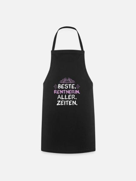 Beste Rentnerin - Kochschürze - Schwarz