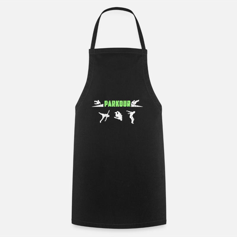 Parkour - Tablier de cuisine - noir