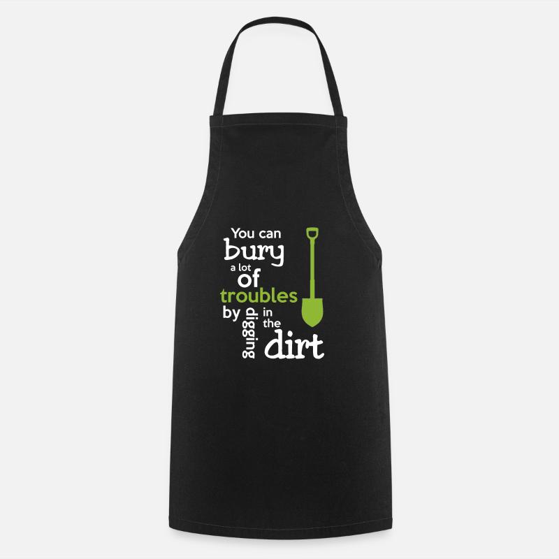 Gardener garden - Cooking Apron - black