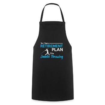 Javelin Throwing Javelin Throwing - Cooking Apron - black - Front - AI Model Male 185 dark (185cm)