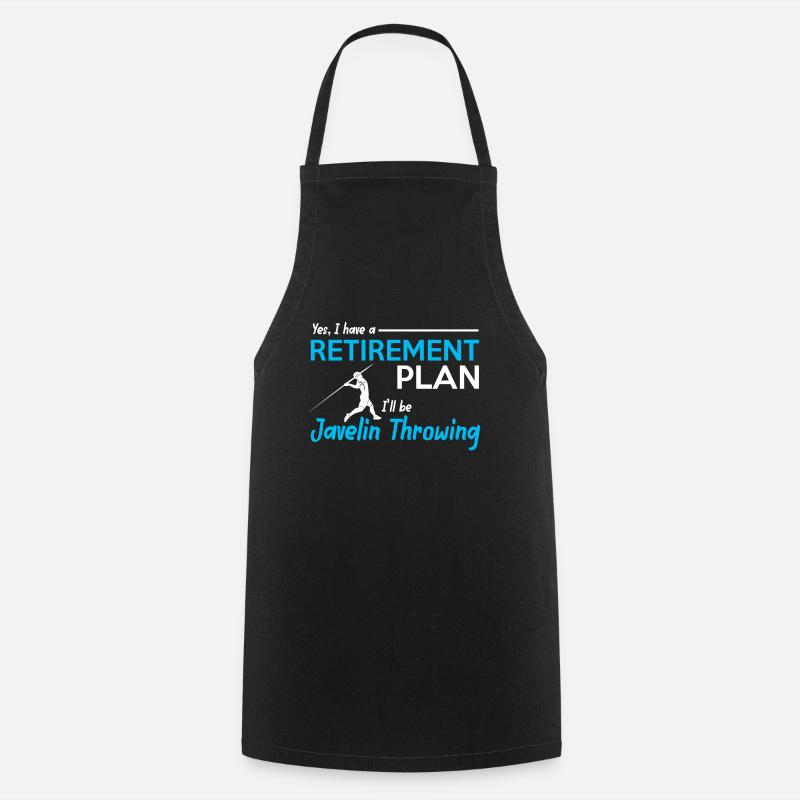 Javelin Throwing Javelin Throwing - Cooking Apron - black