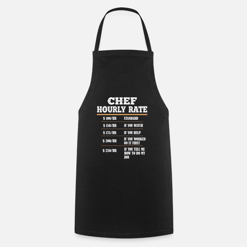 Chef Cooking Chef Chef Chef Chef Küche - Cooking Apron - black