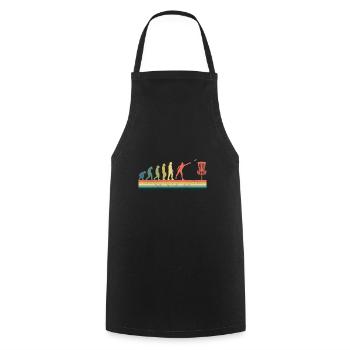Disc Golf Discgolf gift idea - Cooking Apron - black - Front - AI Model Male 185 dark (185cm)