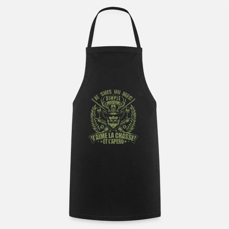 chasse - Tablier de cuisine - noir