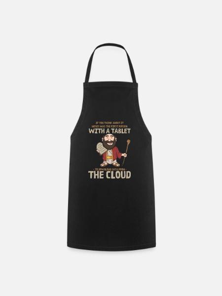 Moses Cloud Tablet Server Admin Tech Support - Forklæde - sort