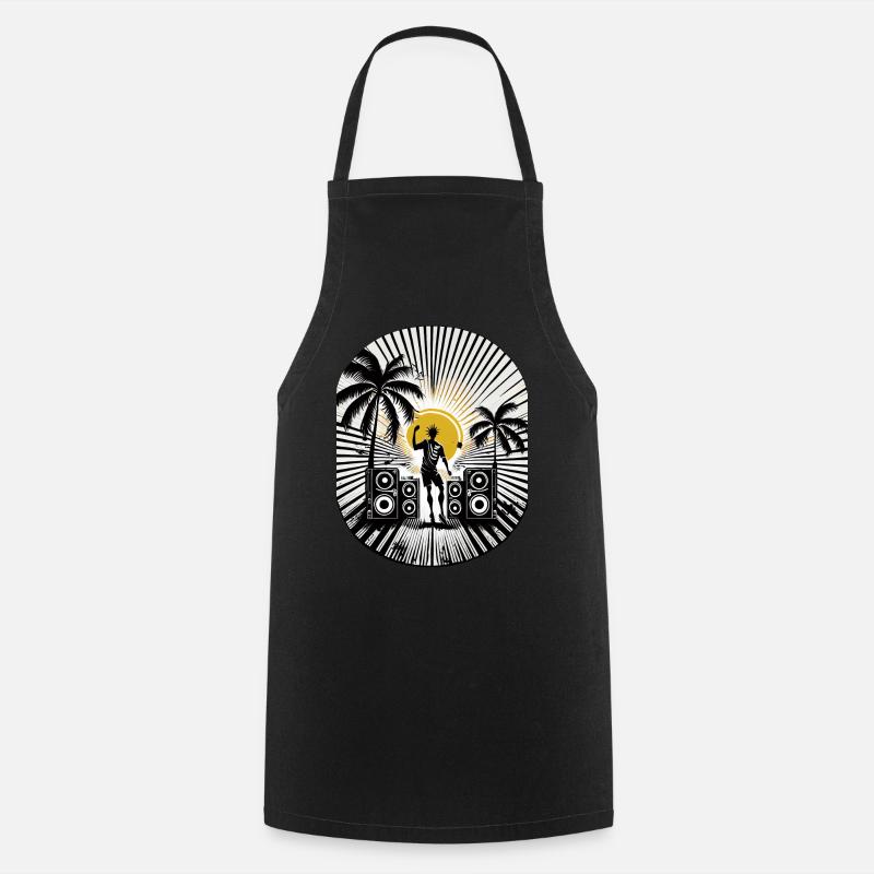 Cool Reggae Vibes - Tablier de cuisine - noir