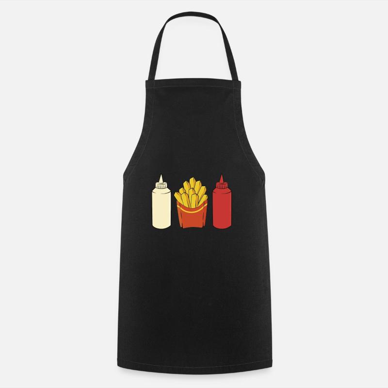 Mayo de ketchup français - Tablier de cuisine - noir
