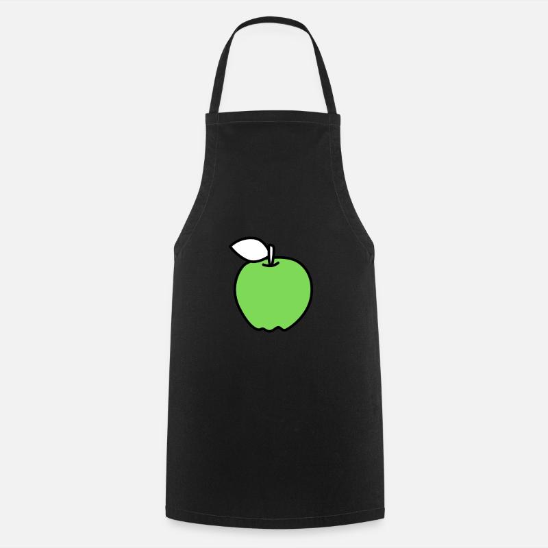 Pomme verte - Tablier de cuisine - noir