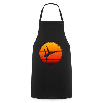 Hiphop Break Dance Homme bboy Bgirl Femme - Tablier de cuisine - noir - Devant - AI Model Male 185 dark (185cm)