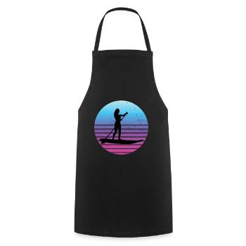 Standup Paddle Femme Sup Standup Paddle - Tablier de cuisine - noir - Devant - AI Model Male 185 dark (185cm)