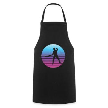 Jai Alai Pelote Basque Hommes Pelote Femmes - Tablier de cuisine - noir - Devant - AI Model Male 185 dark (185cm)