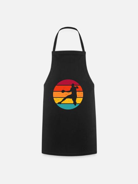 Joueuses de handball Handball joueuses De handball Handball - Tablier de cuisine - noir