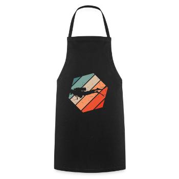 Plongée sous-marine plongeuse pour hommes Plongeur plongeur plongée sous-marine - Tablier de cuisine - noir - Devant - AI Model Male 185 dark (185cm)