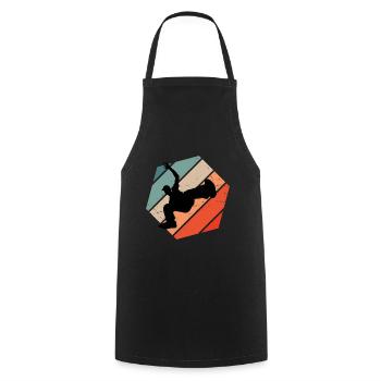 Breakdance Bboy Break Dance Hip Hop Hiphop - Tablier de cuisine - noir - Devant - AI Model Male 185 dark (185cm)