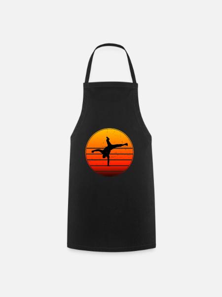 Hiphop Hip Hop Bboy Femmes Bgirl Break Dance - Tablier de cuisine - noir