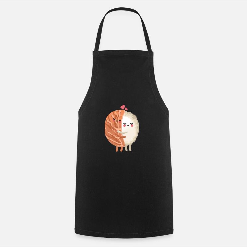Sushi hug - Cooking Apron - black