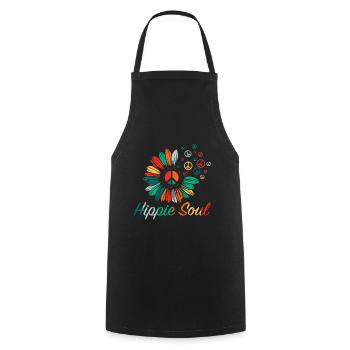 Peace World Peace Gift Idea T-shirt - Cooking Apron - black - Front - AI Model Male 185 dark (185cm)