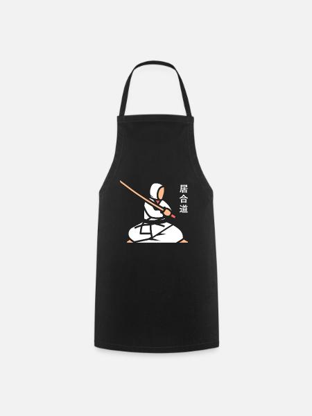 iaido - Cooking Apron - black