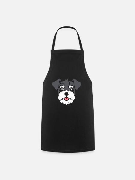 Schnauzer - Kochschürze - Schwarz