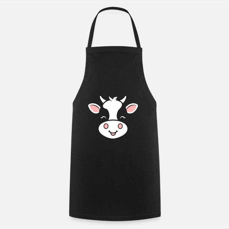 vache - Tablier de cuisine - noir