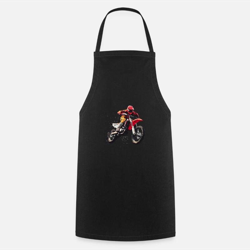 Cool Motorcross - Cooking Apron - black