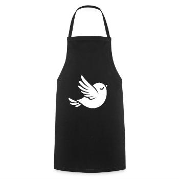 Dove - Cooking Apron - black - Front - AI Model Male 185 dark (185cm)